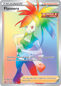 Pokemon Chilling Reign Flannery - 215