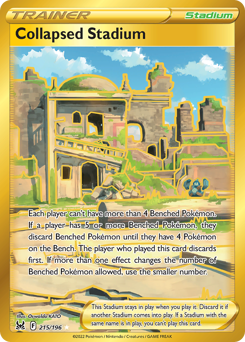 Pokemon Lost Origin Collapsed Stadium - 215