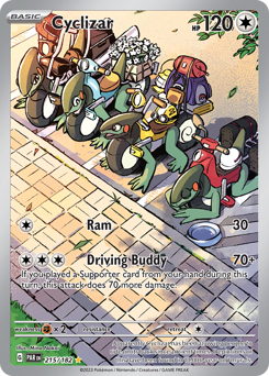 Pokemon Paradox Rift Cyclizar - 215