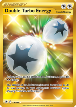 Pokemon Astral Radiance Double Turbo Energy - 216