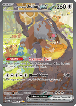 Pokemon Twilight Masquerade Bloodmoon Ursaluna ex - 216