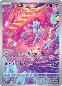 Pokemon Paldea Evolved Tinkatink - 216
