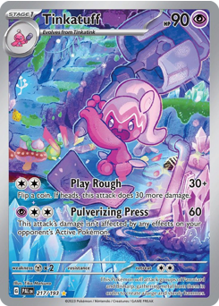 Pokemon Paldea Evolved Tinkatuff - 217