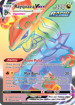 Pokemon Evolving Skies Rayquaza VMAX - 217
