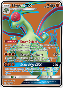 Pokemon Cosmic Eclipse Flygon-GX - 218
