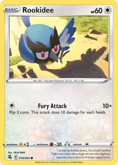 Pokemon Fusion Strike Rookidee - 219