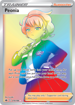 Pokemon Chilling Reign Peonia - 219
