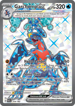Pokemon Paradox Rift Garchomp ex - 219