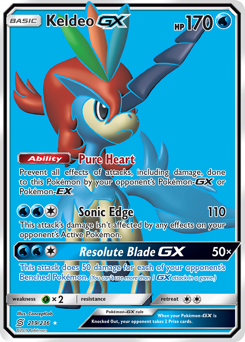 Pokemon Unified Minds Keldeo-GX - 219