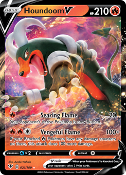 Pokemon Darkness Ablaze Houndoom V - 21