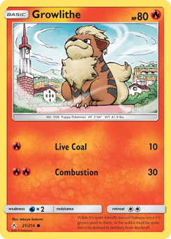 Pokemon Unbroken Bonds Growlithe - 21