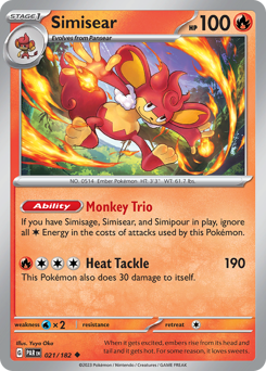 Pokemon Paradox Rift Simisear - 21