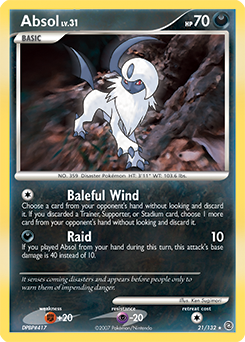Pokemon Secret Wonders Absol - 21