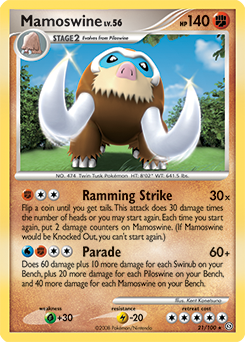 Pokemon Stormfront Mamoswine - 21