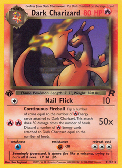Pokemon Team Rocket Dark Charizard - 21