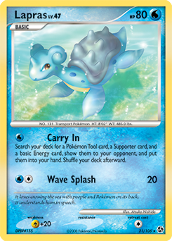 Pokemon Great Encounters Lapras - 21