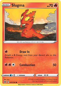 Pokemon Lost Origin Slugma - 21