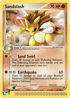 Pokemon Sandstorm Sandslash - 21