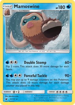 Pokemon Crimson Invasion Mamoswine - 21