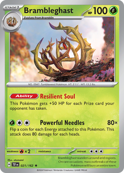 Pokemon Temporal Forces Brambleghast - 21