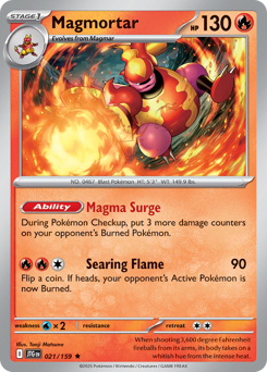 Pokemon Journey Together Magmortar - 21