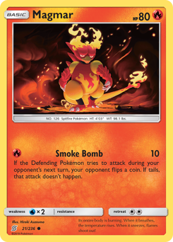 Pokemon Unified Minds Magmar - 21