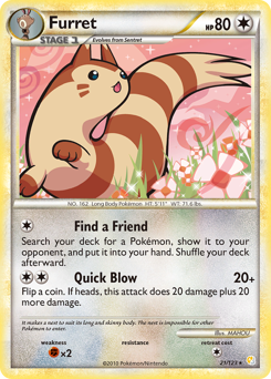 Pokemon HeartGold & SoulSilver Furret - 21
