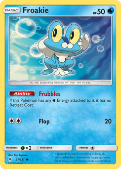 Pokemon Forbidden Light Froakie - 21
