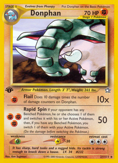 Pokemon Neo Genesis Donphan - 21
