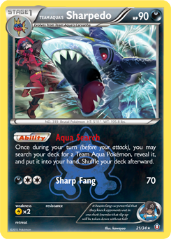 Pokemon Double Crisis Team Aqua's Sharpedo - 21