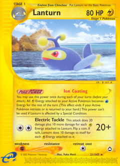 Pokemon Aquapolis Lanturn - 21