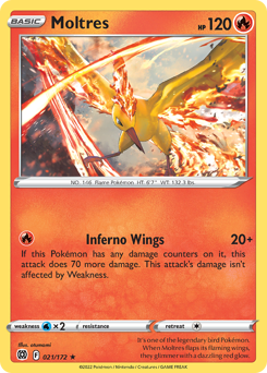 Pokemon Brilliant Stars Moltres - 21