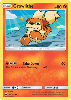 Pokemon Sun & Moon Growlithe - 21