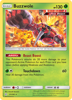 Pokemon Cosmic Eclipse Buzzwole - 21
