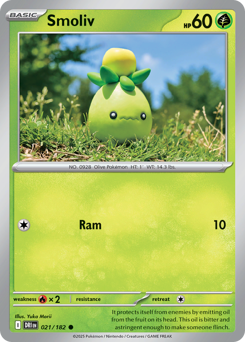 Pokemon Destined Rivals Smoliv - 21
