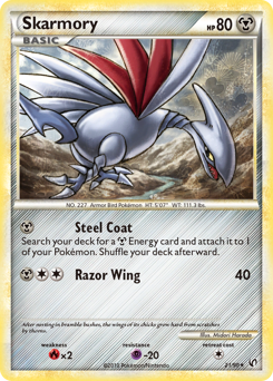 Pokemon HS—Undaunted Skarmory - 21