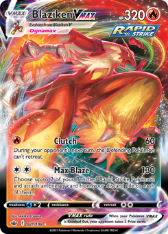 Pokemon Chilling Reign Blaziken VMAX - 21