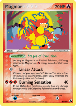 Pokemon Legend Maker Magmar - 21