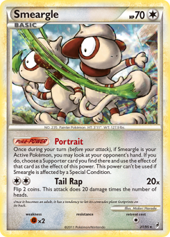 Pokemon Call of Legends Smeargle - 21