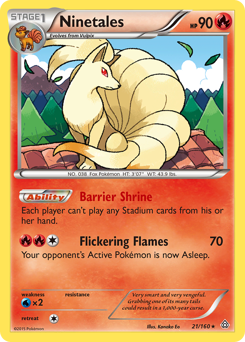 Pokemon Primal Clash Ninetales - 21