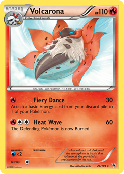 Pokemon Noble Victories Volcarona - 21