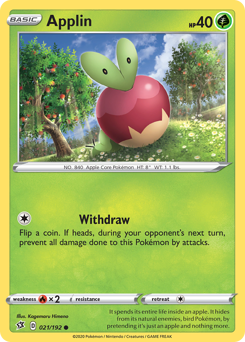 Pokemon Rebel Clash Applin - 21