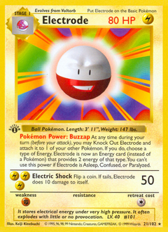 Pokemon Base Electrode - 21