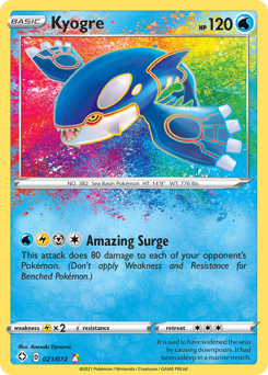 Pokemon Shining Fates Kyogre - 21