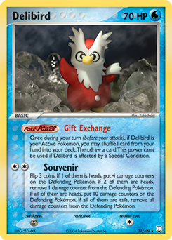 Pokemon Team Rocket Returns Delibird - 21