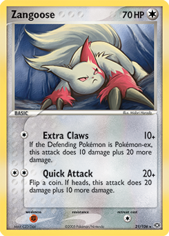 Pokemon Emerald Zangoose - 21