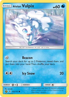 Pokemon Guardians Rising Alolan Vulpix - 21a