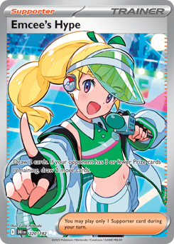 Pokemon Destined Rivals Emcee's Hype - 220