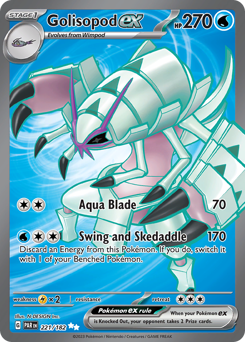 Pokemon Paradox Rift Golisopod ex - 221