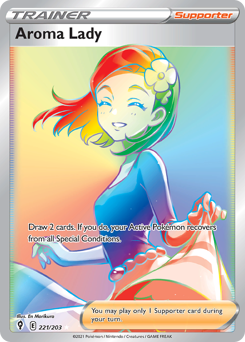 Pokemon Evolving Skies Aroma Lady - 221
